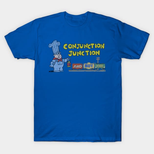 Schoolhouse Rock Conjunction Junction T-Shirt by Bigfinz